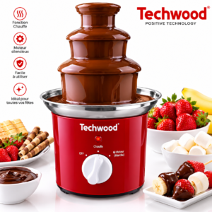 Techwood Fontaine à chocolat TFC-745 - rouge