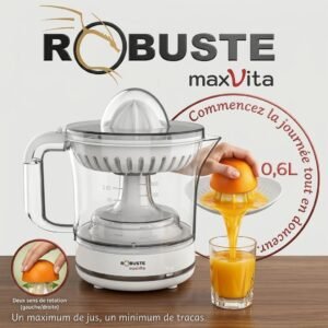 Presse-Agrumes Électrique 600mL 40W Robuste