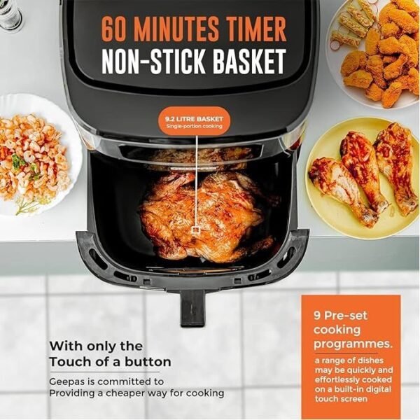 AirFryer inox 9.2 L 1800W  KitchenLab – Image 6