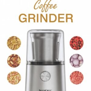 Moulin inox 2 en 1 Multifonction Epice et Café  200W 85G SilverCrest CG9701A-CB