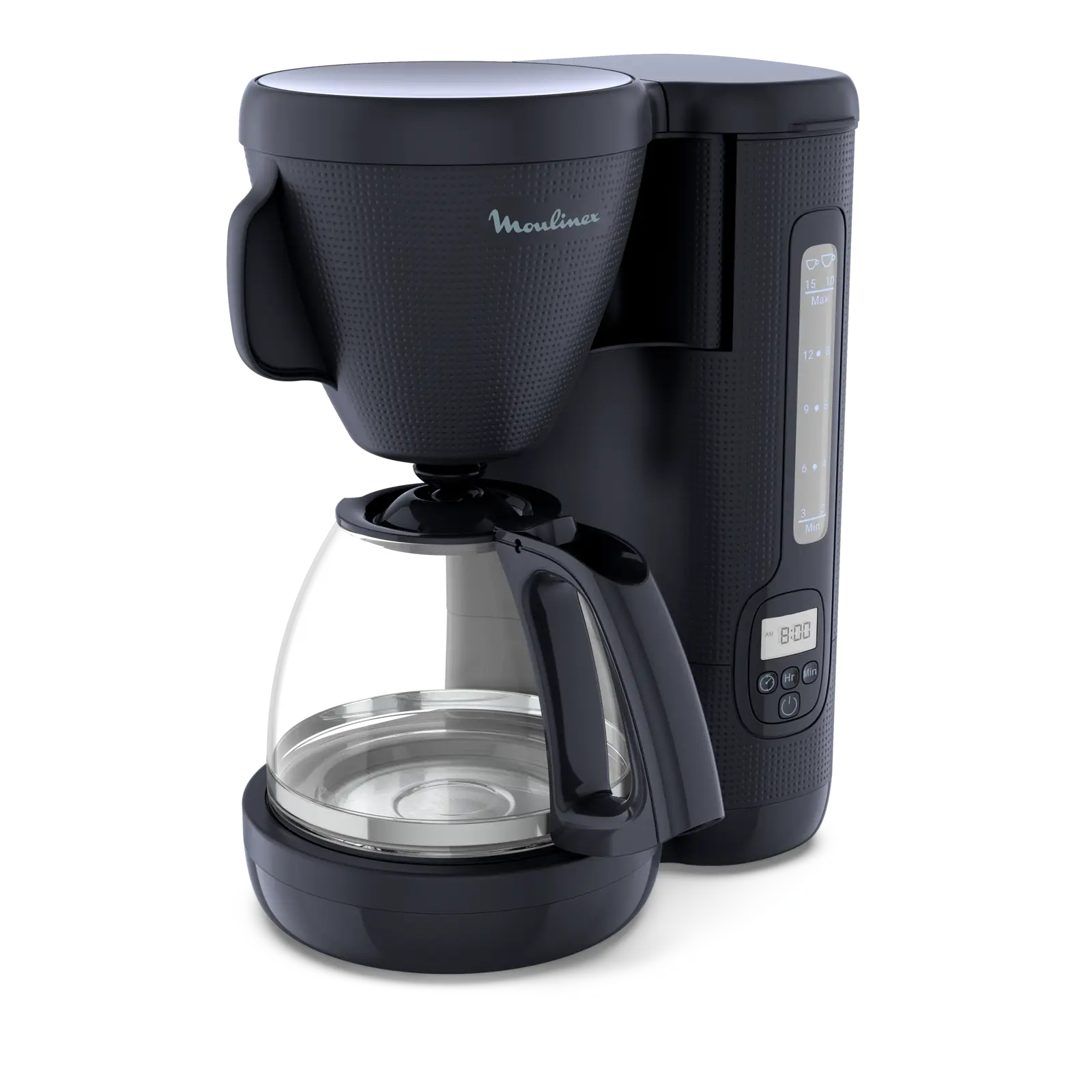 Cafetière filtre Programmable Morning Bleu Nuit FG2M2810 moulinex