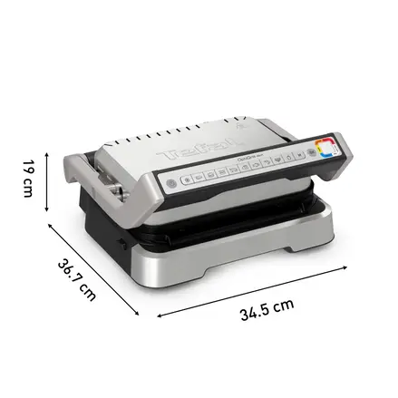 Grill À Viande Électrique 4En1 Intelligent 2100W 9 Programmes OptiGrill Tefal GC774D10 – Image 6
