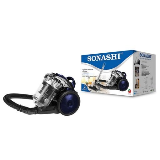 Aspirateur 3L 2000W Noir et Bleu Sonashi SVC-9028C – Image 2