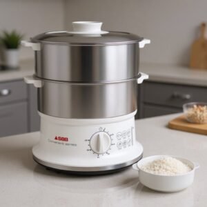 Cuiseur À Vapeur 6Litres 900w Avec 2 Bols En Inox Seb VC145100