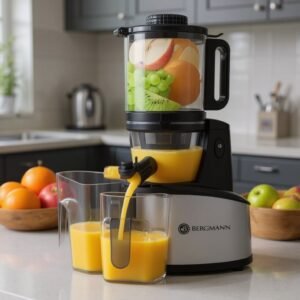 Extracteur de jus inox 1000W Bergmann BJ2025
