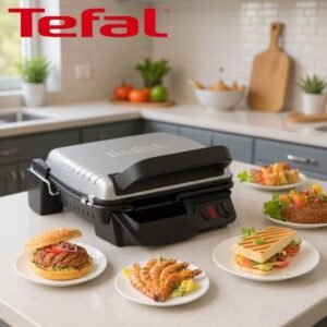 Grille Viande /Panini / Barbecue/ Ultracompact 2000 W Tefal Silver/ Noir