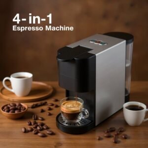 Cafetière 4 en 1 Multi-Capsules 20Bar 1450W Tirexx