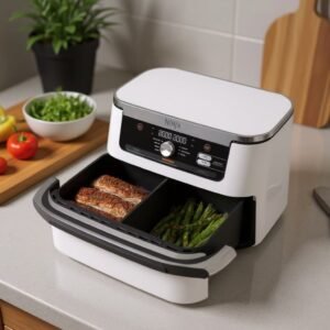 Friteuse sans huile Air Fryer FlexDrawer 10,4L Blanc - NINJA Original AF500EUWH