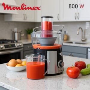 Presse jus Moulinex 800W 1.4L Moulinex JU550D10 Noir/Argent