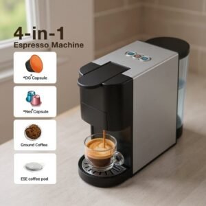 Cafetière 4 en 1 Multi-Capsules 19Bar 1450W Bomann ES 1190 CB