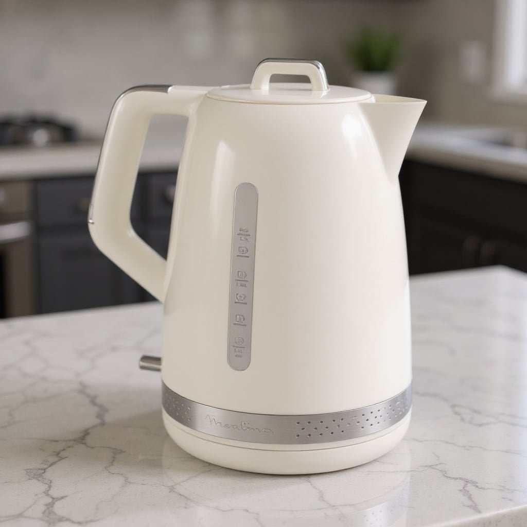 Bouilloire soleil blanc 1.7L 2400W Moulinex By320A10