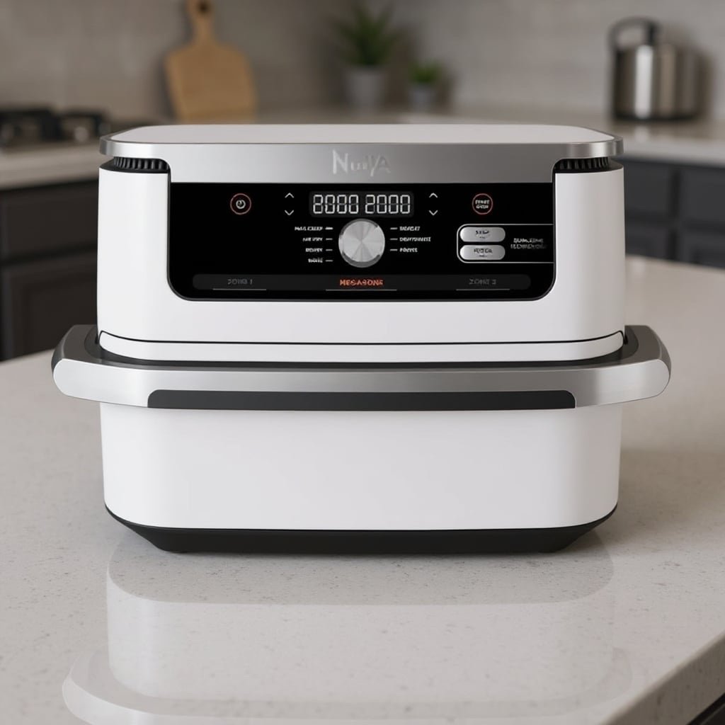 Friteuse sans huile Air Fryer FlexDrawer 10,4L Blanc - NINJA Original AF500EUWH – Image 2