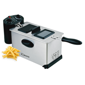 Friteuse inox Electrique 3L 2000W Robuste FEI3L