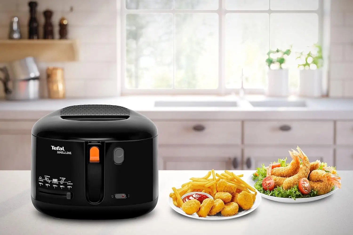 Simply One, Friteuse à huile, 2L d’huile/1.2 kg de frites, Format compact – Image 2