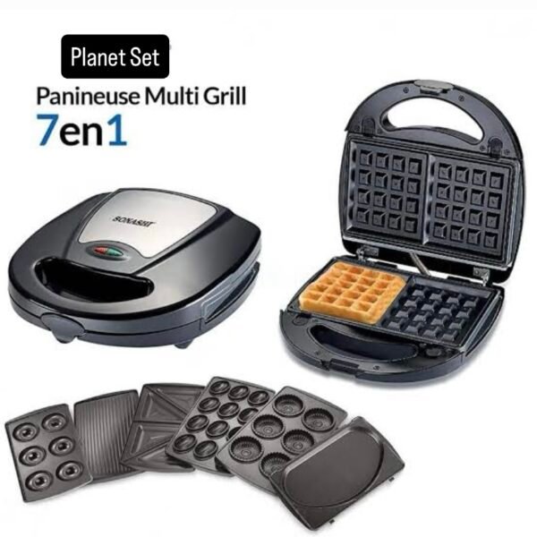 Panineuse Multi Grill 7en1 760W Planet Set 🇫🇷 – Image 2