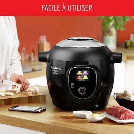 MOULINEX Cookeo+ Connect Multicuiseur, 6 L, Cuisson pression, Menus nteractifs, Recettes – Image 8