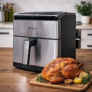 Friteuse Air Fryer Double Resistance multifonction Sans Huile 8L 1800W Multismart MS-AF3638