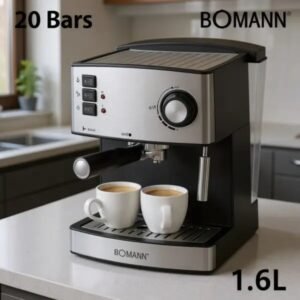 Machine A Café Expresso Acier Inoxydable-15 Bar -1.6L Bomann Es1186Cb