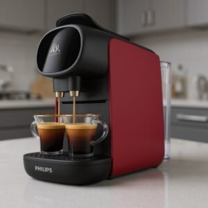 Philips Machine à café à capsules L'Or Barista Sublime 9 capsules -LM9012/60 -ROUGE
