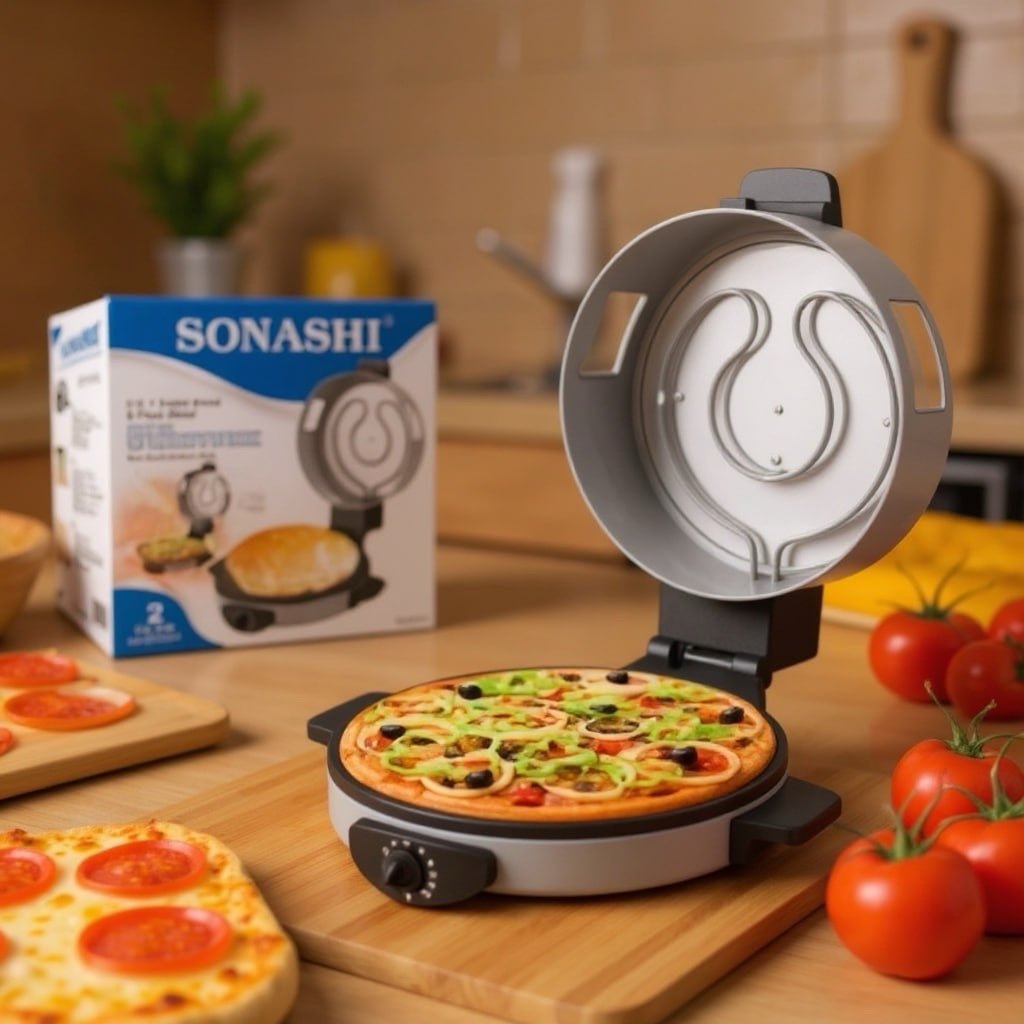 Machine à Pain et à Pizza 1800W 2 en 1 SONASHI SABM-863 – Image 2