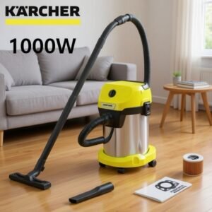 Aspirateur Souffleur - Wd3 - 1000 W - Jaune/Inox Karcher