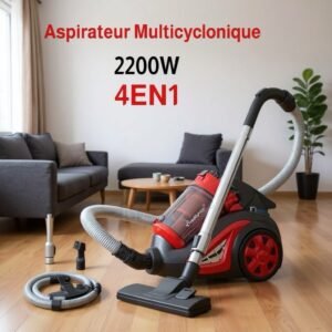 Aspirateur Sans Sac 4en1 Multi-Cyclonique 2200W MultiSmart MS-VC1023