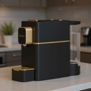 Machine à Café à Capsules 19 bar-1400W NARDI Noir-doré