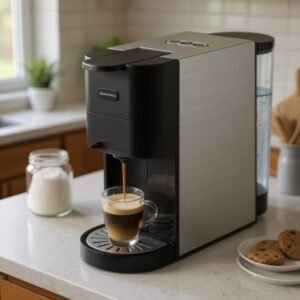 Cafetière Expresso Multi-Capsules 4En1 1450W 19 Bar 0.8L Brendmann BS-600L