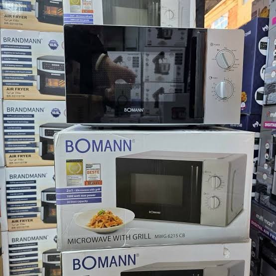 Micro-onde 20L 1000W Bomann MW 6215 CB Gris – Image 2