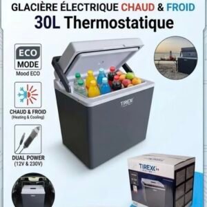 Glacière Électrique Thermostatique 30L Chaud/Froid Tirex GLS100