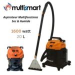 Aspirateur a eau et Poussière Multifonction + Lifting Tapis 1600 W 20 Litres Multismart VC4220
