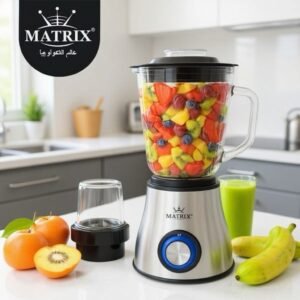 Blender Inox 400W 1.5L avec système sécurité avec moulin Matrix MX 807