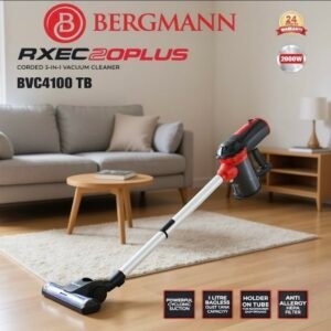 Aspirateur Balai Et à Main 3 En 1 - 2000 W 1 L cyclonique - BV4100 TB Rouge/Noir