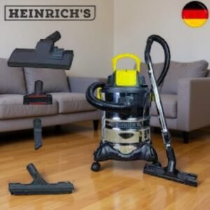 Aspirateur INOX a eau et Poussière Multifonction + 2000 W 20 Litres Heinrich´s Germany HBS 1803