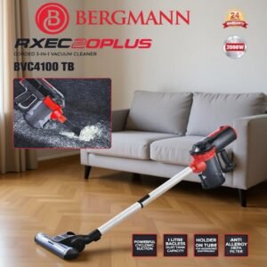 Aspirateur 3 en 1 2000W Bergmann RXEC20PLUS – BVC4100 TB