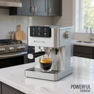 Machine à café Espresso +capsules +cappuccino 1350 W 20Bar SCHALLENGE (AMB-025CM)