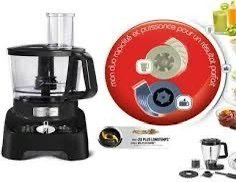 Robot Multifonction 1000W 2L Avec Technologie DoubleForce Et 6 Options De Vitesse 8accessoires 28Fonctions Moulinex FP821811