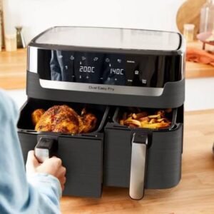 Friteuse Sans Huile 8.3L 2450W Dual Easy Fry & Grill XXL Moulinex EZ905B20