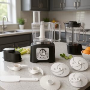 Moulinex Robot Moulinex Fp546810 Multifonction Double Force Compact Et 9 Accessoires 29fonction-Noir