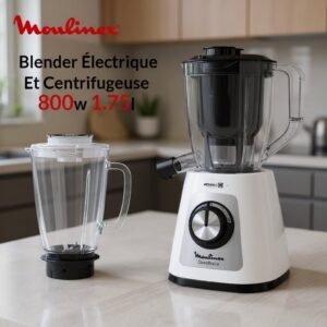 Blender Électrique Et Centrifugeuse 1.75L 800W BLENDFORCE Moulinex LM43Q110