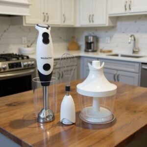 Bras Mixeur inox 4 en 1 KitchenLab 210W 500ML KitchenLab KT-H-008A