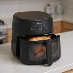 Friteuse À Air Chaud Saine 6.2L 1700W À Technologie RapidAir Philips NA230/09