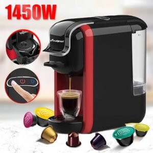 Cafetière Expresso Multifonction 3En1 600mL 1450W Multismart MS-CF2026