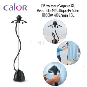 Défroisseur Vapeur XL Avec Tête Métallique Précise 1800W 40G/min 1.3L Calor IT2461C0