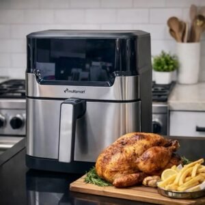 Airfrayer inox Sans Huile 8L 1800W Numérique Multismart MS-AF3148