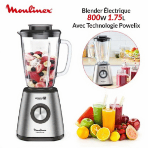 Blender Électrique 800W 1.75L Avec Technologie Powelix Moulinex LM439D10