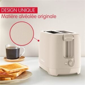 Moulinex Grille Pain Morning 2 Fentes 850W avec 7 Niveaux de Dorage - Morning - LT2MOB10