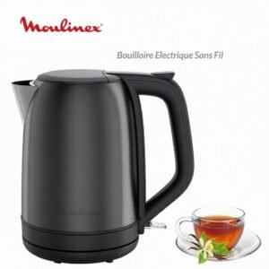 Bouilloire Électrique Sans Fil 1.5L 1500W Avec Isolation Sans Danger Tefal KO140BE0