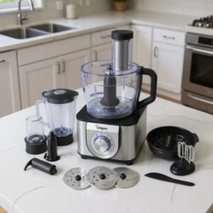 Robot De Cuisine Multifonction 13En1 1000W Avec Bols 2L Et Blender 1.5L Unipro YX-FP02