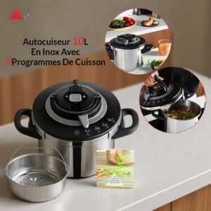 Seb Cocotte-Minute 10L Clipso+ CHEFInduction Inox